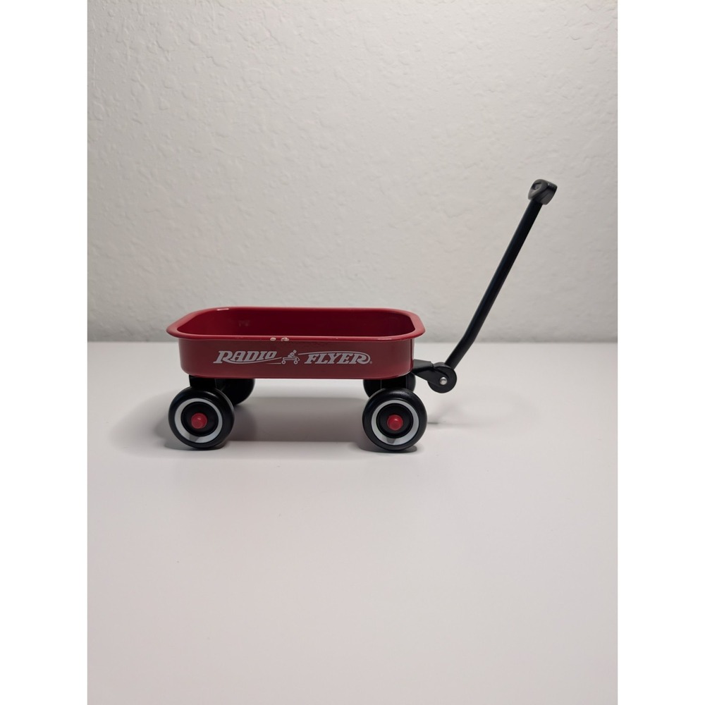 Small Little Red Radio Flyer Radio Shack 6in Wagon